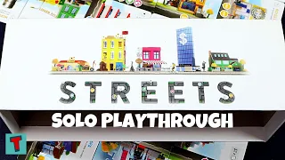 Streets | Board Game | Solo Playthrough | Learn to Play | Totally Tabled