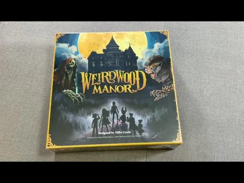 The Discriminating Gamer: Weirdwood Manor unboxing with Ray