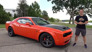 Is a 2022 Dodge Challenger Super Stock a BETTER muscle car than a Shelby GT500?