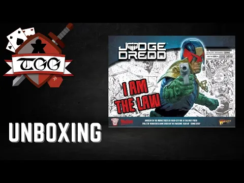 Judge Dredd I Am the Law Starter Set Unboxing