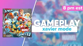 Marvel United X-Men Xavier Mode Solo Gameplay | @CMONGames @spinmastergames