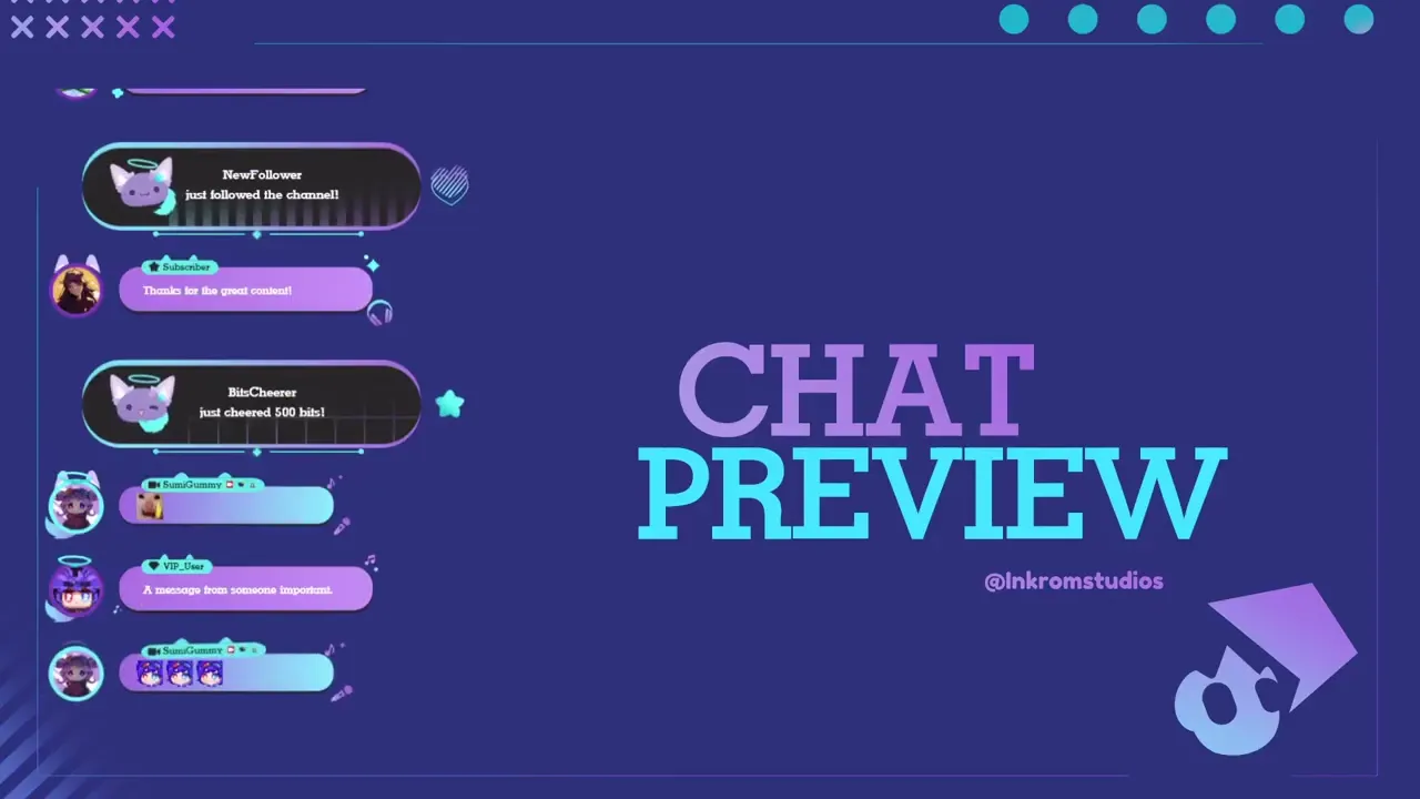 Custom Chat Widget Code + Design ! by Inkrom Studios (@inkromstudios ...