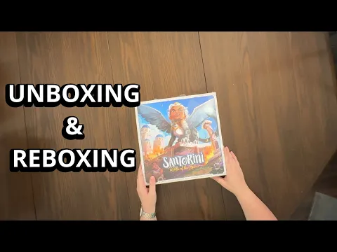 Santorini: Riddle of the Sphinx - Expansion Unboxing & Reboxing - What's in the Box?