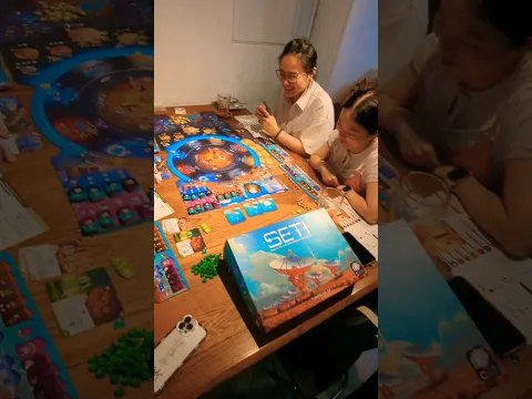 SETI: Search for Extraterrestrial Intelligence #boardgamelife #boardgames