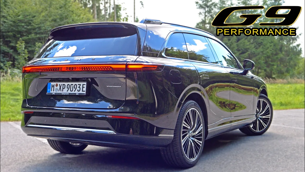XPENG G9 PERFORMANCE 575HP // REVIEW on AUTOBAHN with 0-100 & 100-200