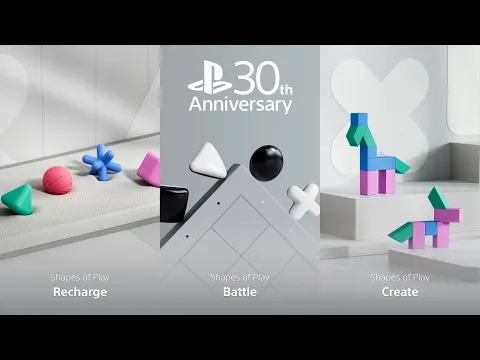 Shapes of Play: Create / Battle / Recharge - PlayStation 30th Anniversary