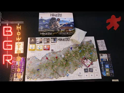 How to play Hike It! The Backpacking board game