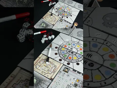 Dungeons of the Oak Dell | Dungeon Crawler | Quick Board Game Review #boardgame #boardgames