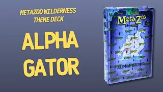 MetaZoo Wilderness Theme Deck Alpha Gator | Inside with João Ricardo Ep880