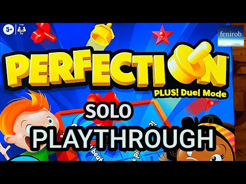 Perfection Board Game | Playthrough (Solo)