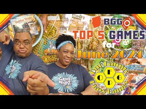 Top 5 Games for June 2024 - Top 5's w/ Our Family Plays Games