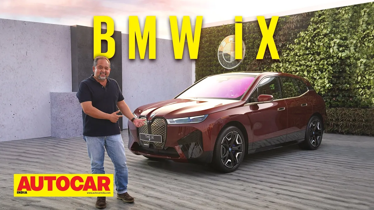 BMW iX walkaround - Radical all-electric BMW SUV now in India | First Look | Autocar India