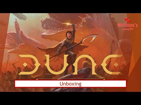 Dune: War For Arrakis Exclusive Edition [Board Game] - Unboxing