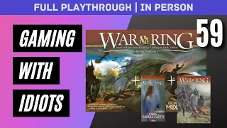 Hunt Hitting Combat Whiffing | War of the Ring + LoME + FoE | Full Playthrough | In Person | #59