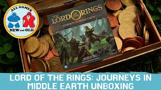All Games New and Old: LotR Journeys in Middle Earth Unboxing