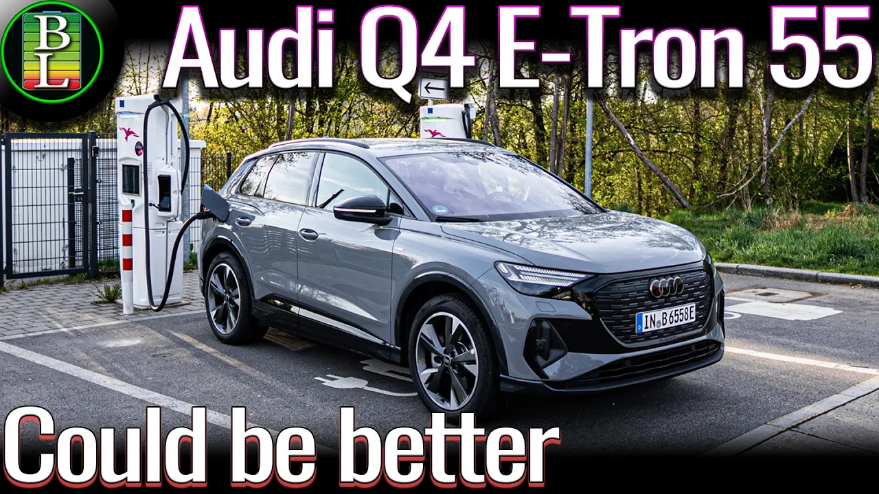 NEW Audi Q4 E-Tron 55 quattro - 130 km/h (81mph) range test
