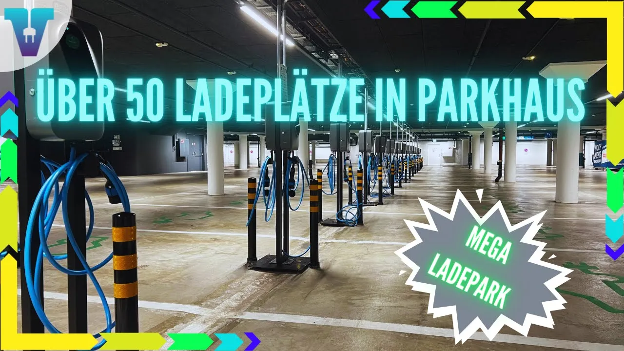 So geht öffentliches Laden im Jahre 2022 - Ladepark im Parkhaus [Deutsch 4K] | Vision E Drive #147