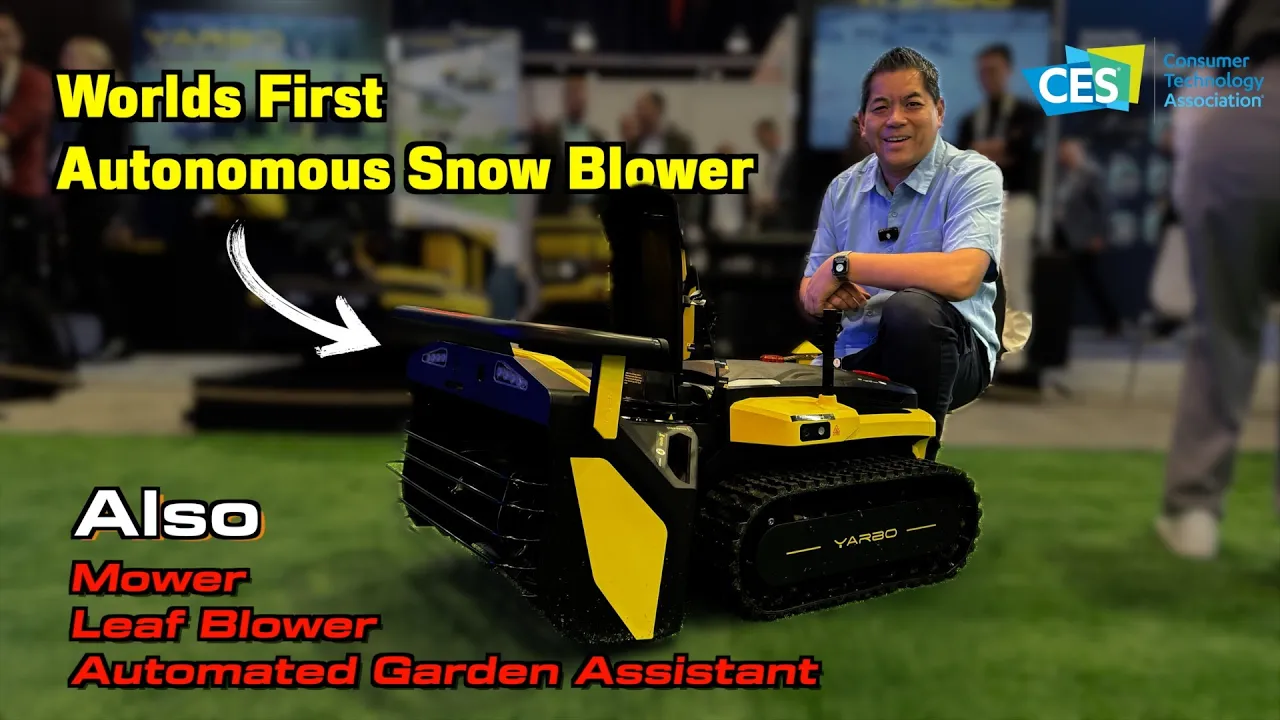 Yarbo - Autonomous Intelligent  Snow Blower, Mower, and Can Tow a Tesla