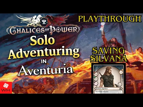 Let's Play! Aventuria: Chalices of Power | Saving Silvana | Solo Playthrough