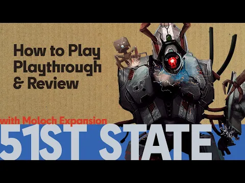 51st State - How to Play, Solo & Review - with Moloch Expansion