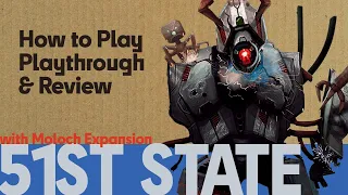 51st State - How to Play, Solo & Review - with Moloch Expansion