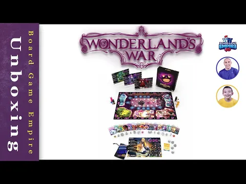 Wonderland's War Unboxing - Druid City Games & Skybound Games