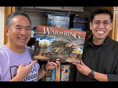 War of the Ring 2nd Ed. Full Playthrough (No Teach) - with Lords of Middle Earth Expansion