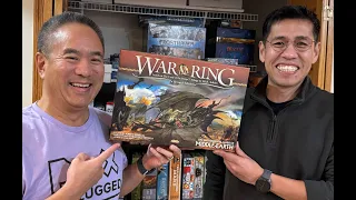 War of the Ring 2nd Ed. Full Playthrough (No Teach) - with Lords of Middle Earth Expansion