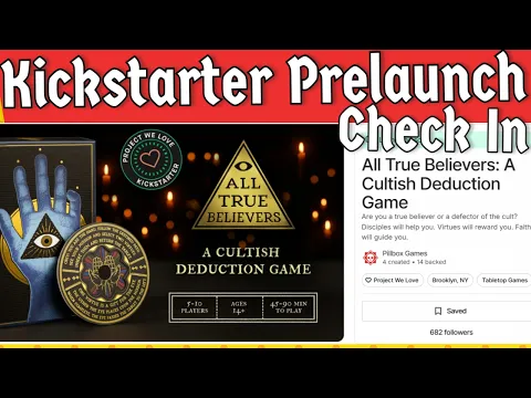 All True Believers: A Cultish Deduction Game - Kickstarter Prelaunch Check In. Looks like A Winner!