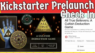 All True Believers: A Cultish Deduction Game - Kickstarter Prelaunch Check In. Looks like A Winner!