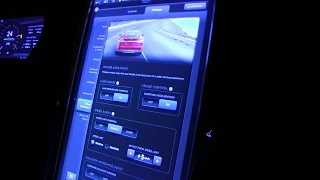 Tesla Model S Adaptive Cruise and Auto High Beam demo