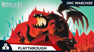 Monster Pit | Hunter & Ice Princess vs Orc Warchief | with Steve & Kim