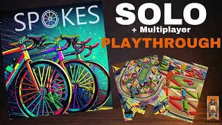 Spokes — Solo Puzzle vs Multiplayer Race | Velodrome Cycling Board Game