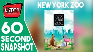 New York Zoo by Capstone Games | GTM Minute