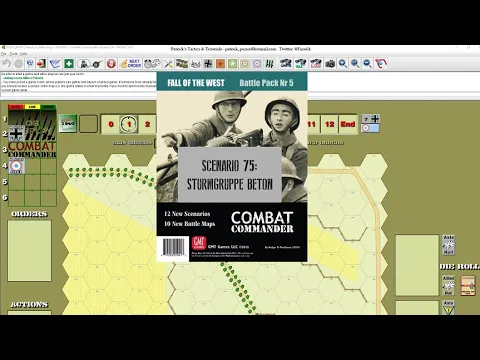Combat Commander: Fall of the West - Scenario 75 - Sturmgruppe Beton