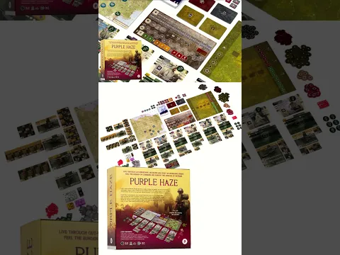 Purple Haze | Quick Vietnam War Board Game Wargame Review #boardgame #boardgames