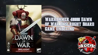 Warhammer 40k Dawn of War Onslaught Unboxing & Components