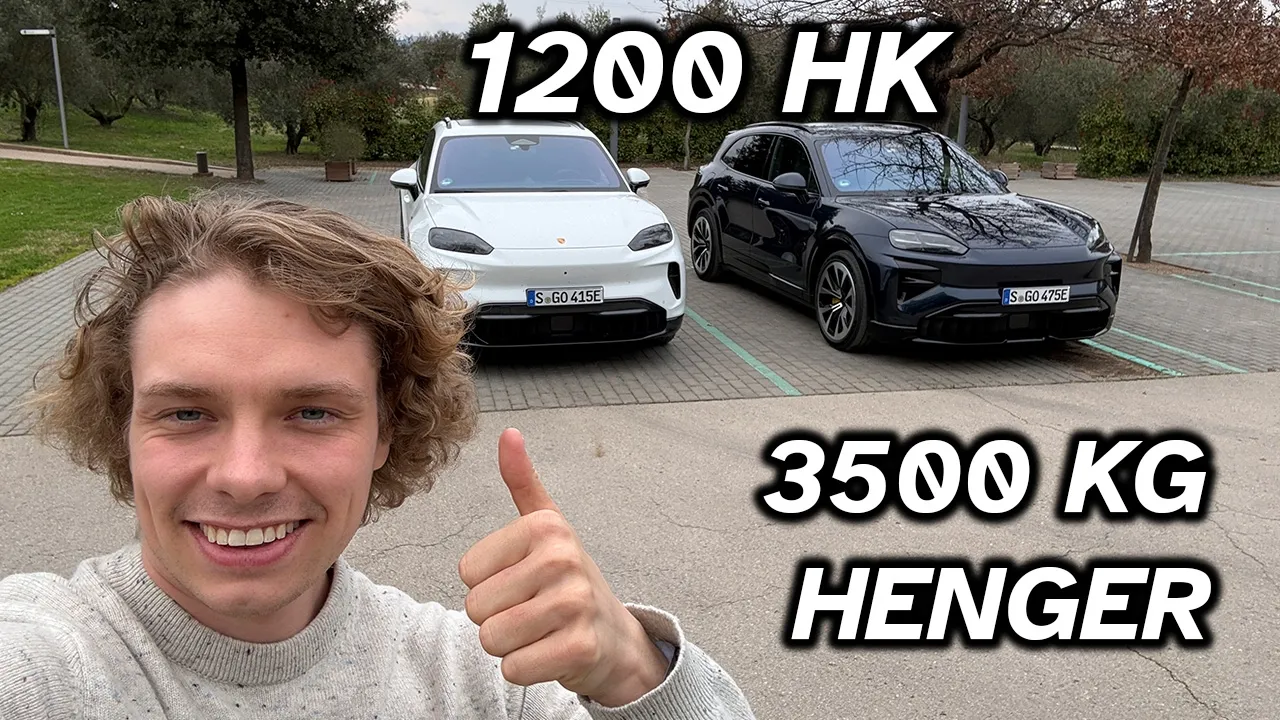 Jeg kjører elektriske Cayenne - den ULTIMATE elbilen