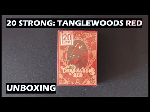 Unboxing Tanglewoods Red 20 Strong board game