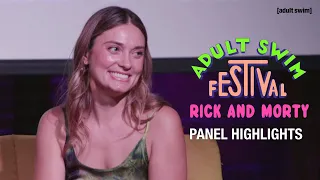 NEW Rick and Morty | Panel Highlights | Adult Swim Festival 2022