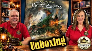 Horror on the Orient Express Unboxing | What Horrors Are Inside This Massive Box?