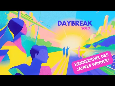 Daybreak | Kennerspiel des Jahres 2024 Winner! | Solo Board Game Tutorial and Playthrough