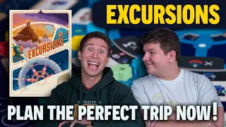 Excursions | Simultaneous Actions in the World of Galactic Cruise | Kickstarter Board Game Preview