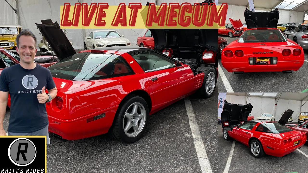 Corvette ZR1 LIVE Raiti's Rides Review AT MECUM KISSIMMEE