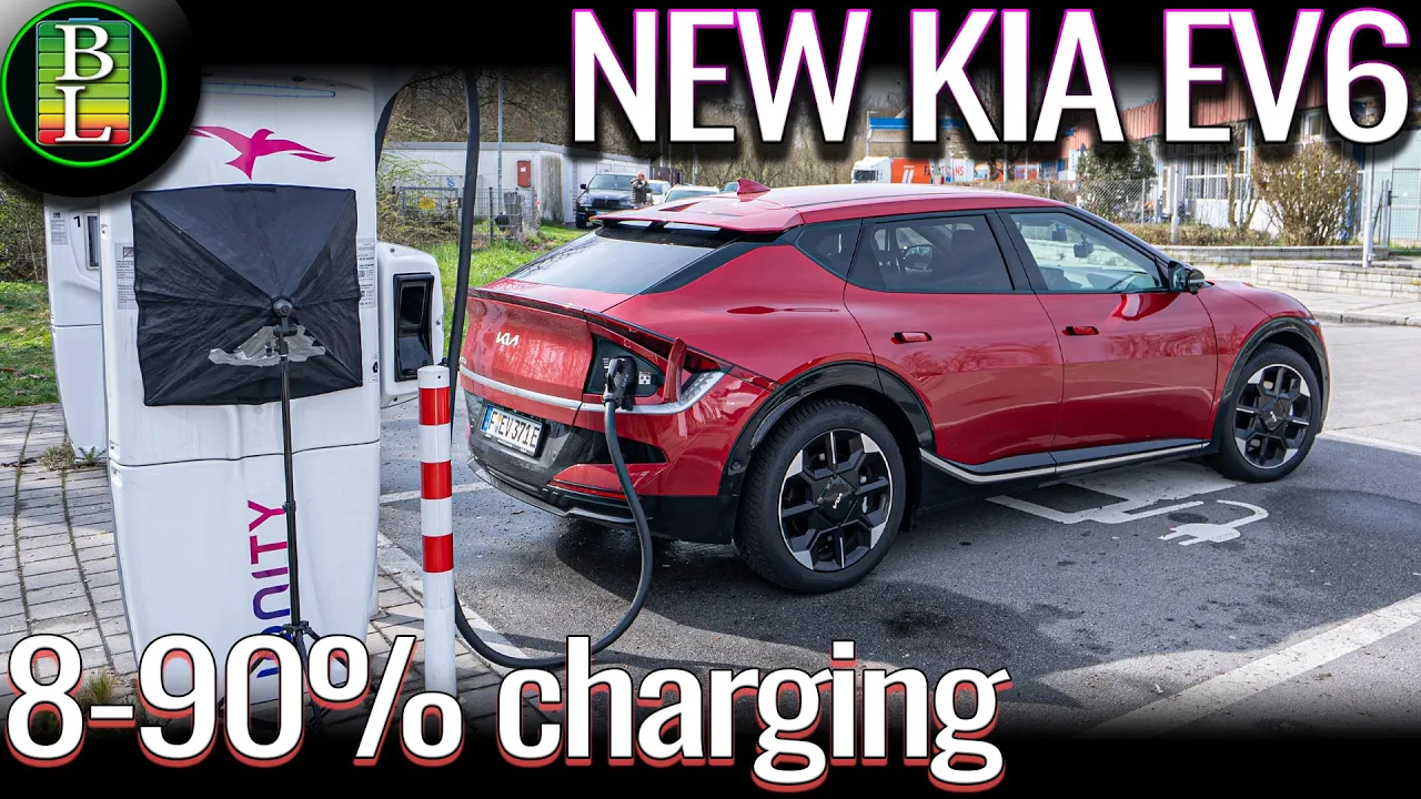NEW 2025 KIA EV6 (84kWh) - Charging at Ionity 8-90%
