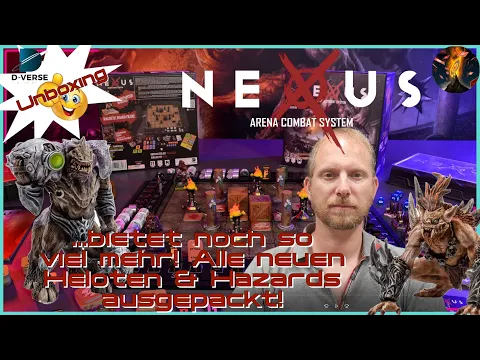 ADDON Unboxing: NEXUS ARENA COMBAT SYSTEM - bietet noch so viel mehr! Heloten und Hazards in XXL!