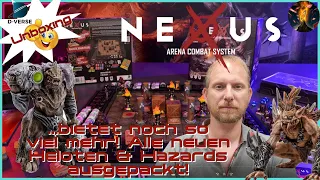 ADDON Unboxing: NEXUS ARENA COMBAT SYSTEM - bietet noch so viel mehr! Heloten und Hazards in XXL!