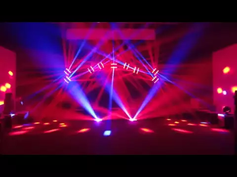 Miniature de la vidéo du produit pour Barres LED Mobiles Martin RUSH Multibeam 2 10W RGBW