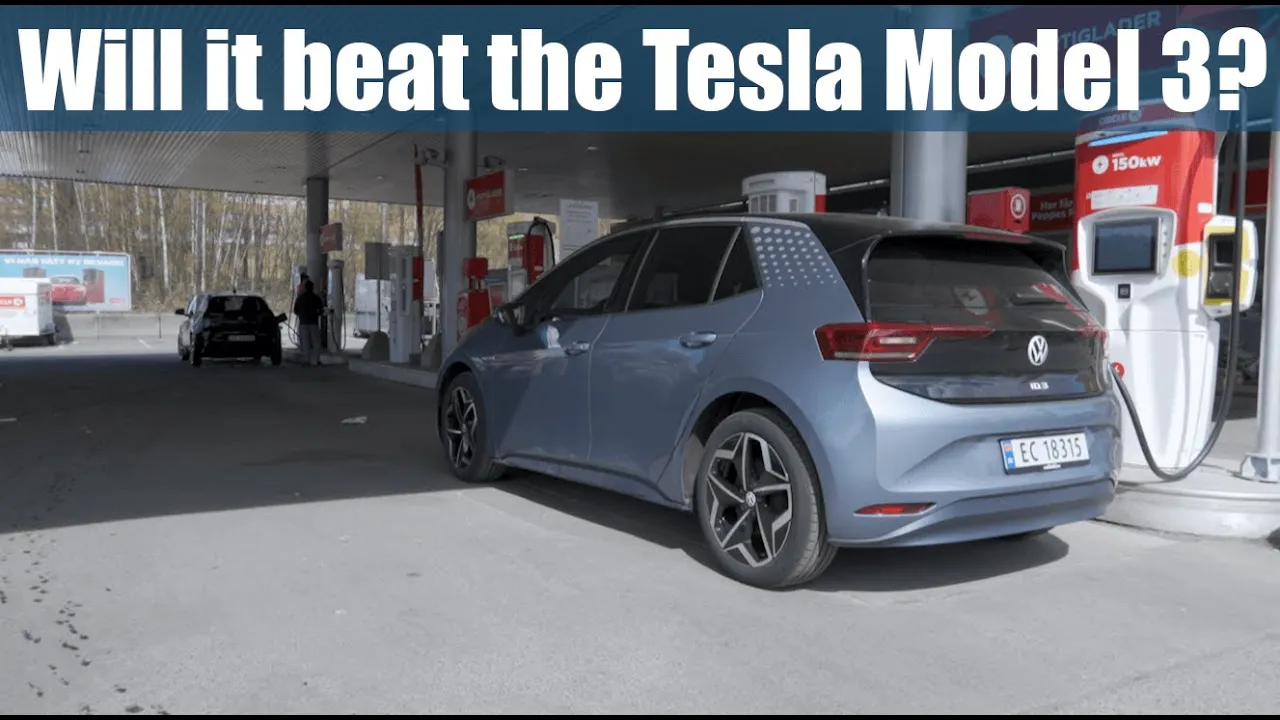 VW ID3 77kWh 615km Range Test (Norwegian High Speed Run)