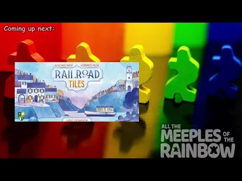 All the Games with Steph: Railroad Tiles: Lakes Expansion - Overview